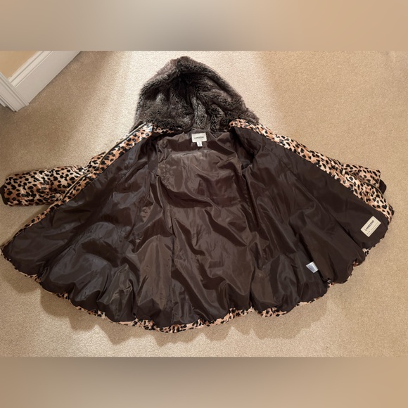 Lands' End Kids Puffer Coat in Leopard Print - Picture 11 of 14